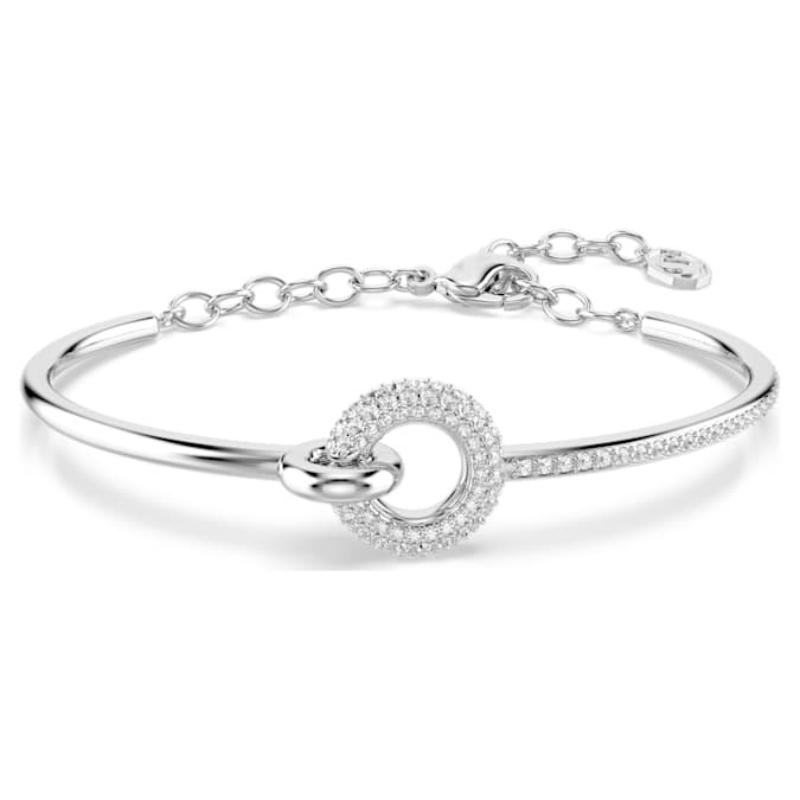 Swarovski 5743569 bracciale swarovski rigido / soft - soft cre/rhs nuovo in scatola originale