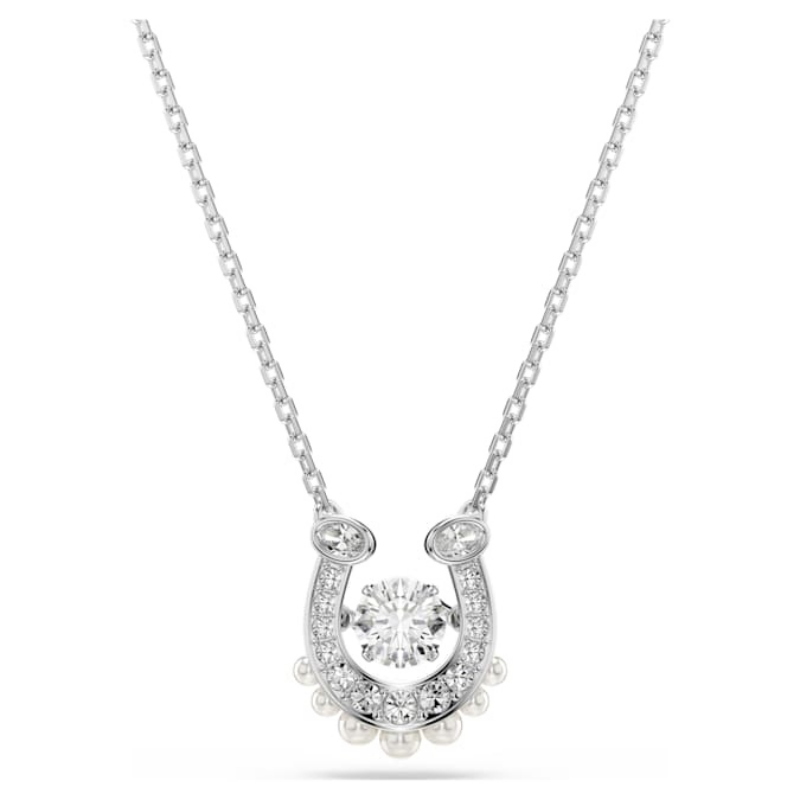 Swarovski 5736972 collana / set swarovski - pend sd whi/rhs nuovo in scatola originale
