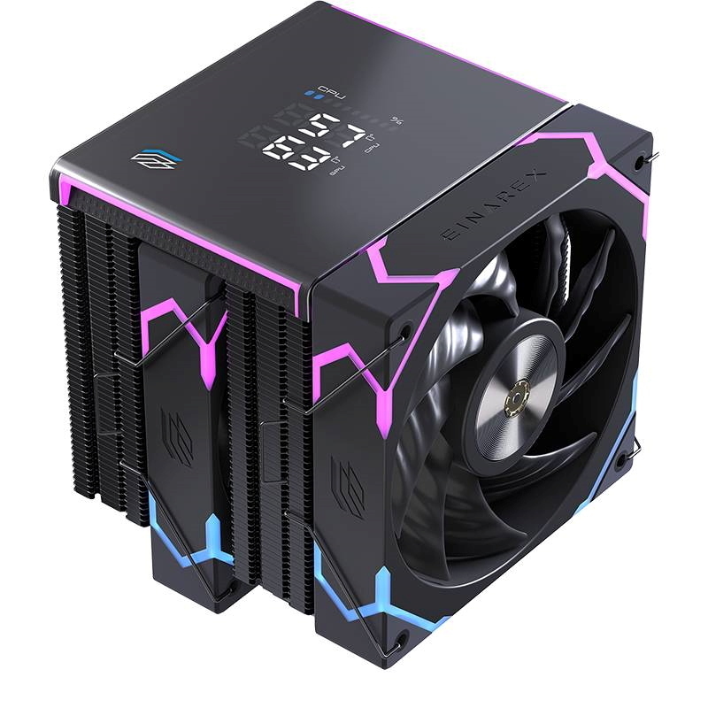 Einarex dissipatore aria glide g300 rgb bk lga 1150>1851 amd am4>am5 display