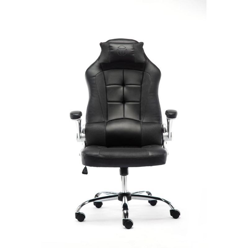 Momodesign poltrona da ufficio comfort nero/silver md-gc003off-k