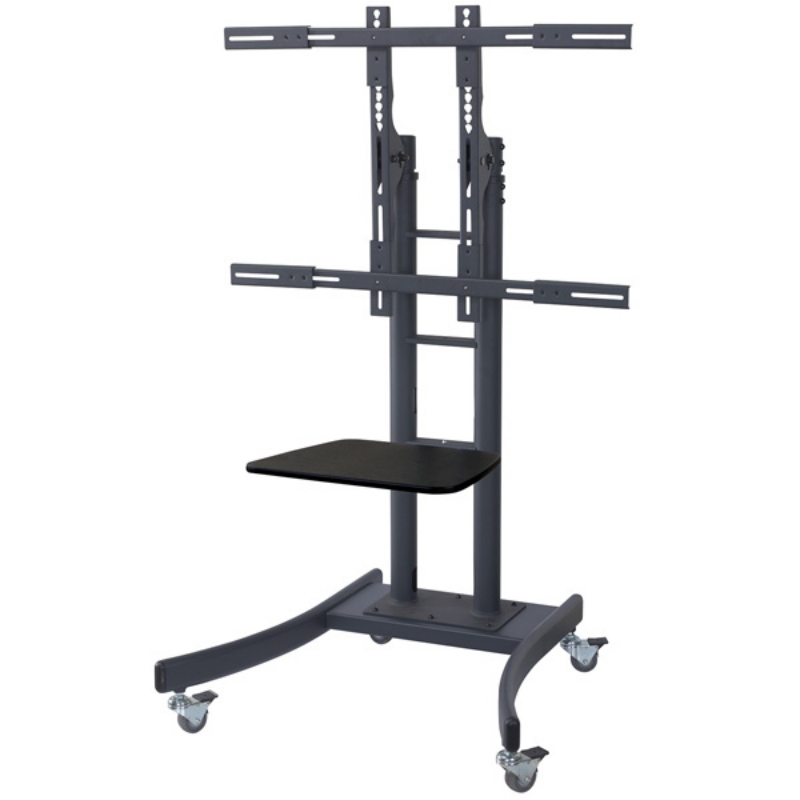 Roline/value staffa pavimento per tv 37-100 load 125kg 800x600 piano e ruote