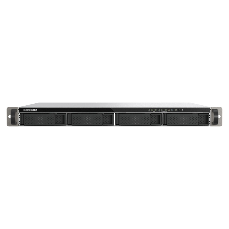Nas rack 1u qnap ts-h665u-8gÂ 4hd 2.5/3.5 2x e1.s o 2x m.2 pcie ram 8gb 2x 2.5gbe intel 4core 1x250w