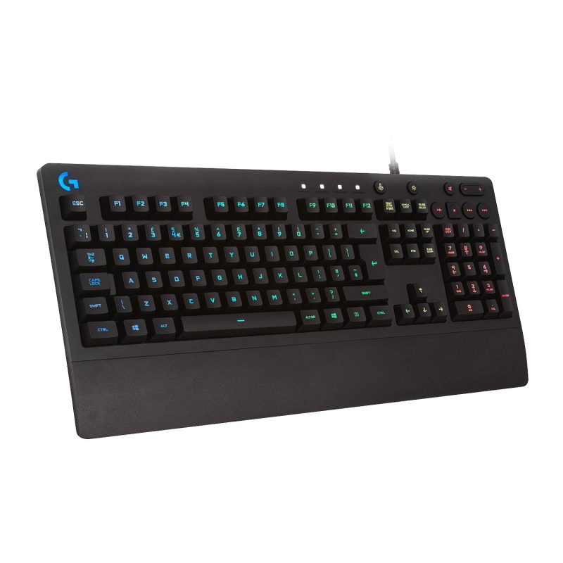 Logitech g g213 prodigy gaming keyboard tastiera giocare usb qwertz svizzere nero