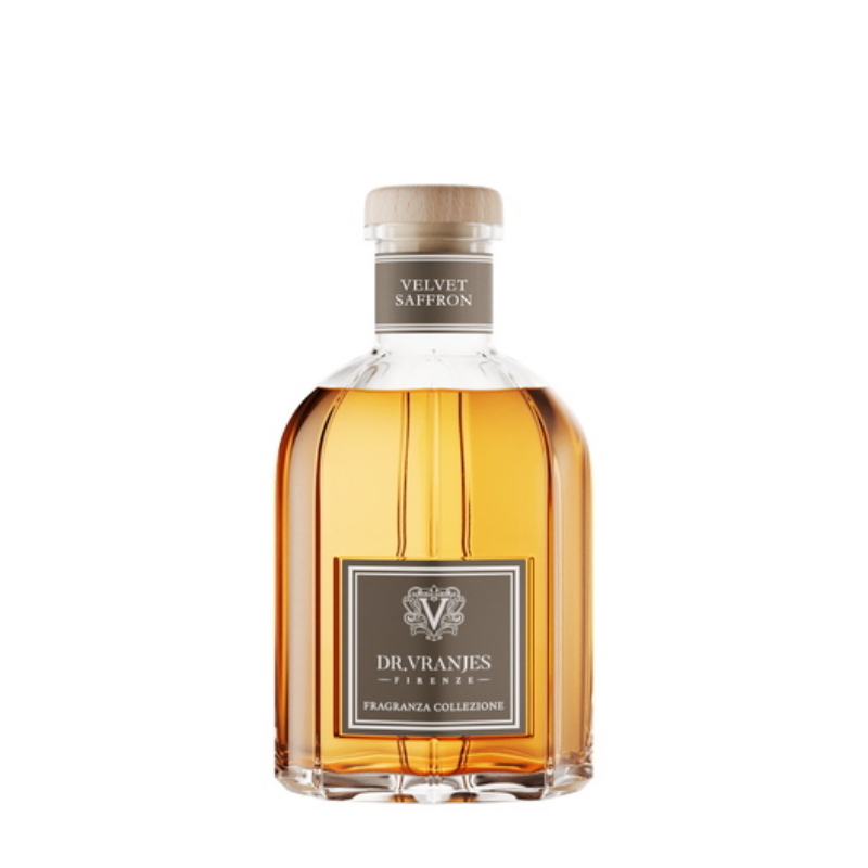 Frv0076mlnee1 dr. vranjes velvet saffron 250 ml glass bottle collection fragrance - prodotto originale sigillato bastoncini inclusi