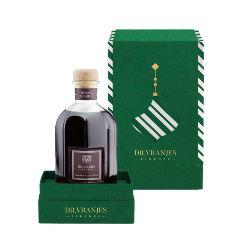 Gft0x16mlgre1 dr.vranjes gift box diffusore 250 ml rosso nobile - prodotto originale sigillato bastoncini inclusi