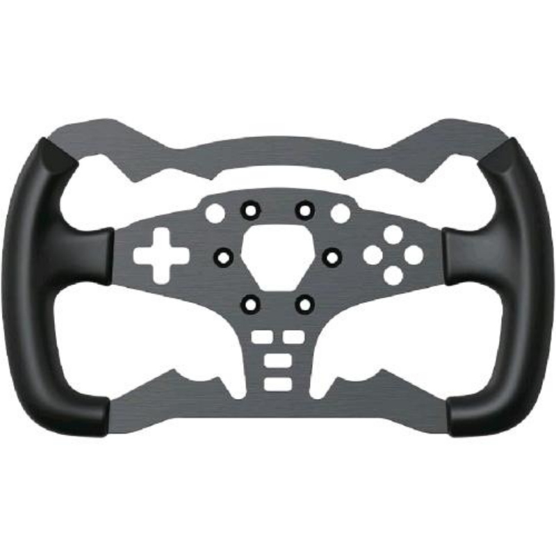 Moza racing es formula wheel rim modifica per volante formula da 280mm corpo in alluminio aeronautico, impugnature in gomma