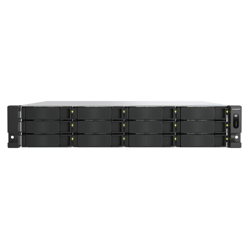 Qnap ts-h1277axu-rp nas armadio (2u) collegamento ethernet lan nero e-2136