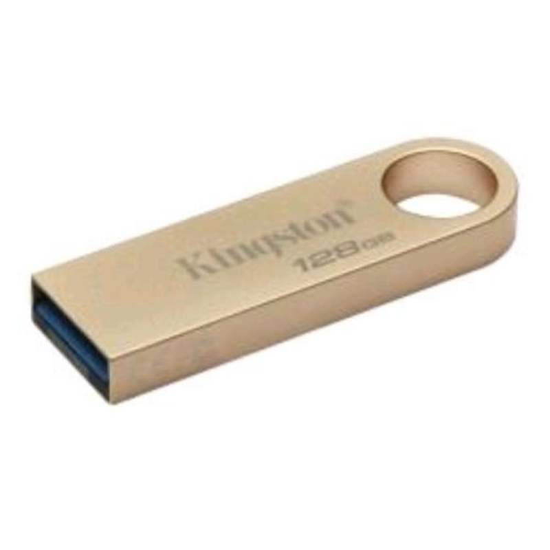Kingston datatraveler se9 g3 128gb chiavetta usb-a 3.2 gen 1 lettura 220 mb/s scrittura 100 mb/s in metallo gold