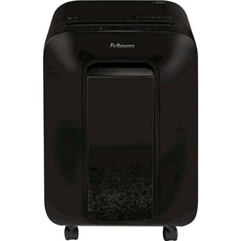 Fellowes lx201 intellibar distruggidocumenti a microframmento cestino 22lt capacita` 12 fogli nero