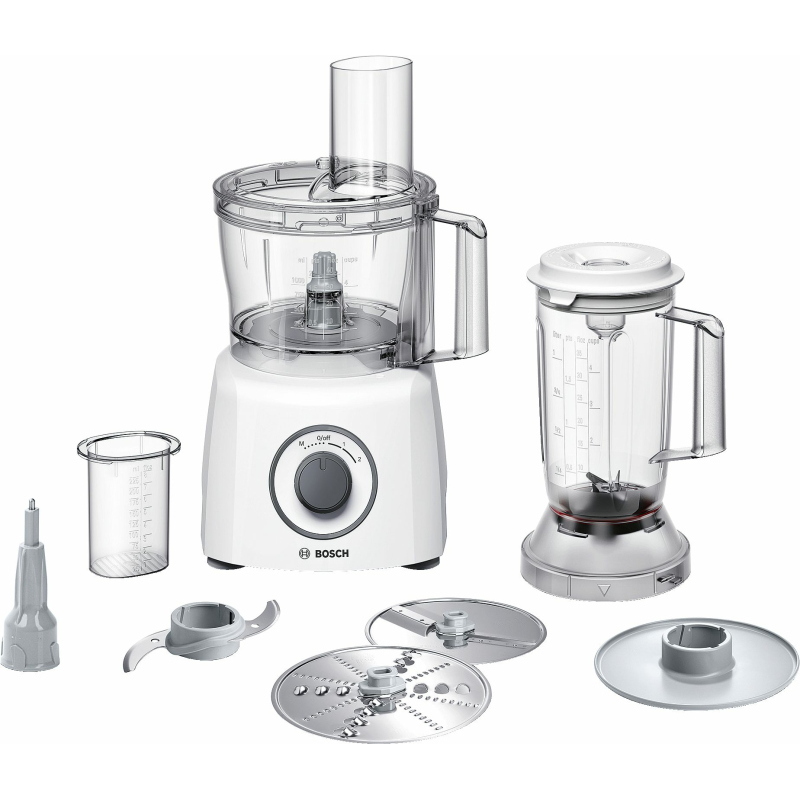 Bosch mcm3200w foodprocessor multitalent 3 weiÃ / grau