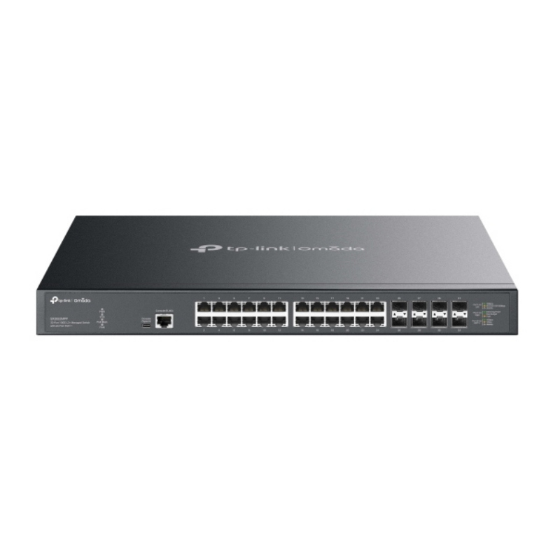 Switch omada tp-link sx3832mpp managed l2+ with 24x 10gbase-t poe++ (770w) + 8x 10ge sfp+ rack-mountable