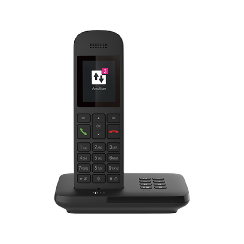 Telekom sinus a12 schnurloses festnetztelefon schwarz