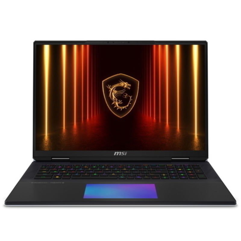 Msi titan 18 hx a2wj-1079it 18 uhd+ mini led intel core ultra 9 290hx ram 64gb-ssd 2tb nvme-nvidia geforce rtx 5090 24gb-wi-fi 7 + 2.5g lan-win 11 home nero (v9s7-182411-1079)