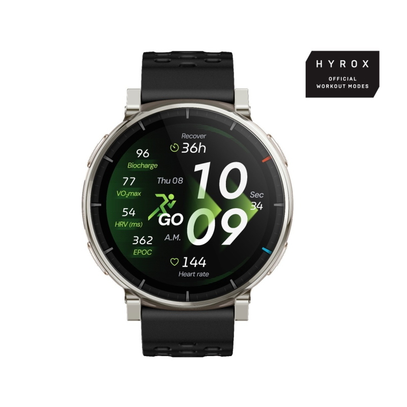 Amazfit active 3 3,35 cm (1.32\) amoled digitale 466 x 466 pixel touch screen oro gps (satellitare)