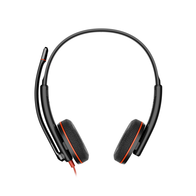 Poly cuffie blackwire 3220 stereo usb-c nere + adattatore usb-c/a (sfuse)