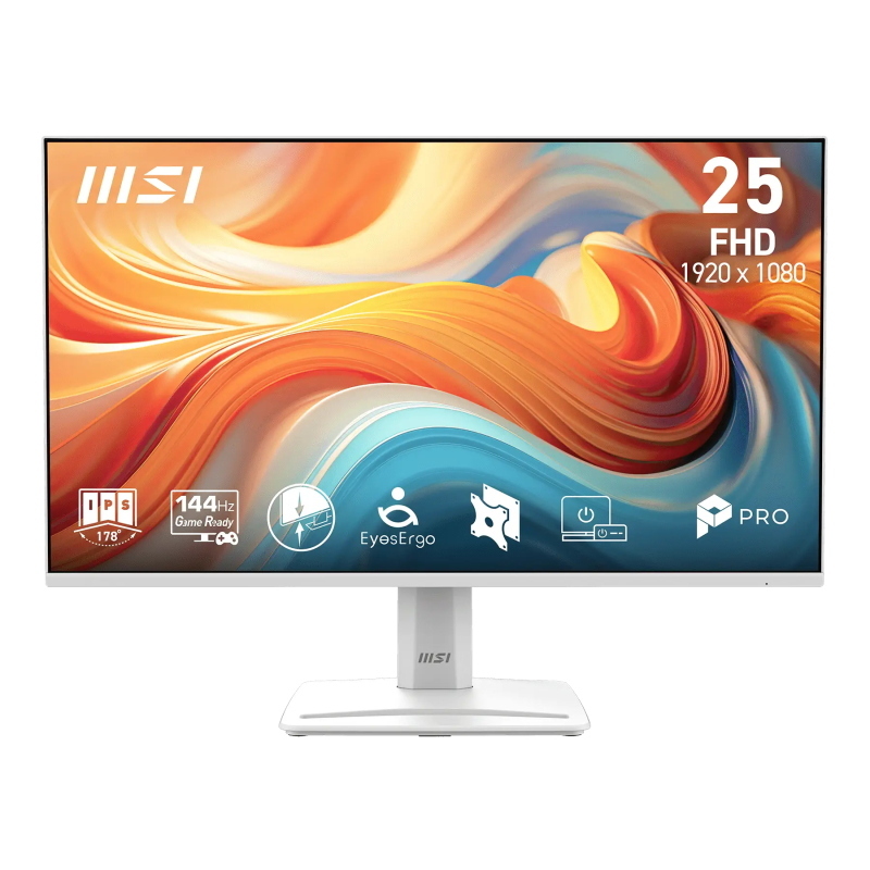 Msi microstar mon 24,5ips fhd h/dp/v wh mm 144hz msi pro mp251w e14a