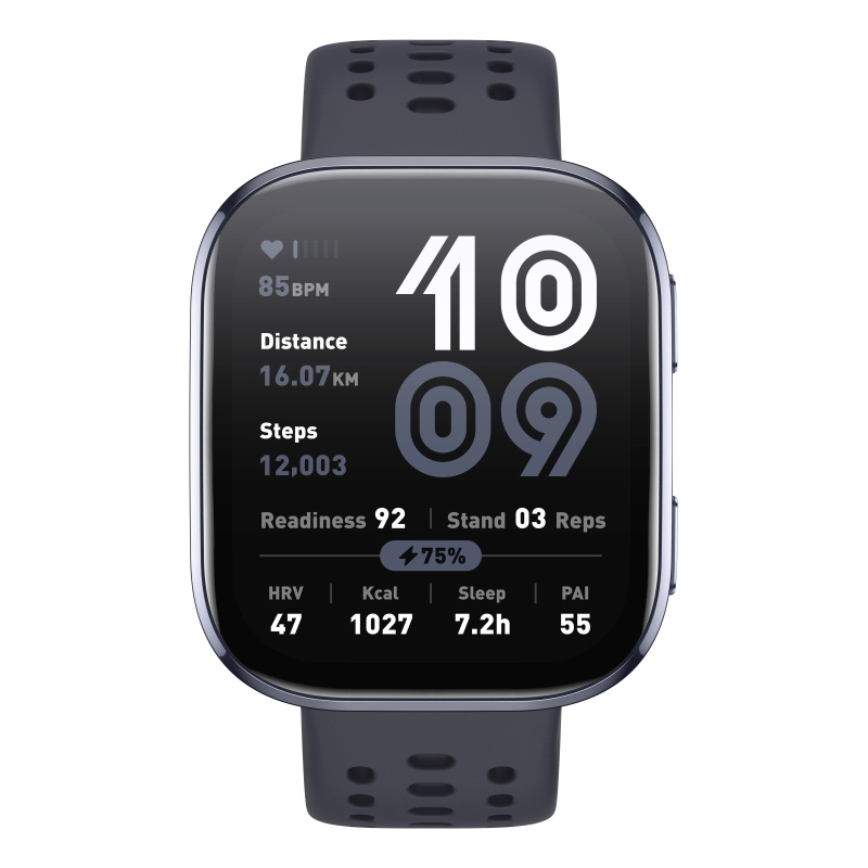 Amazfit bip 6 black 5 cm (1.97\) amoled digitale 390 x 450 pixel touch screen nero gps (satellitare)