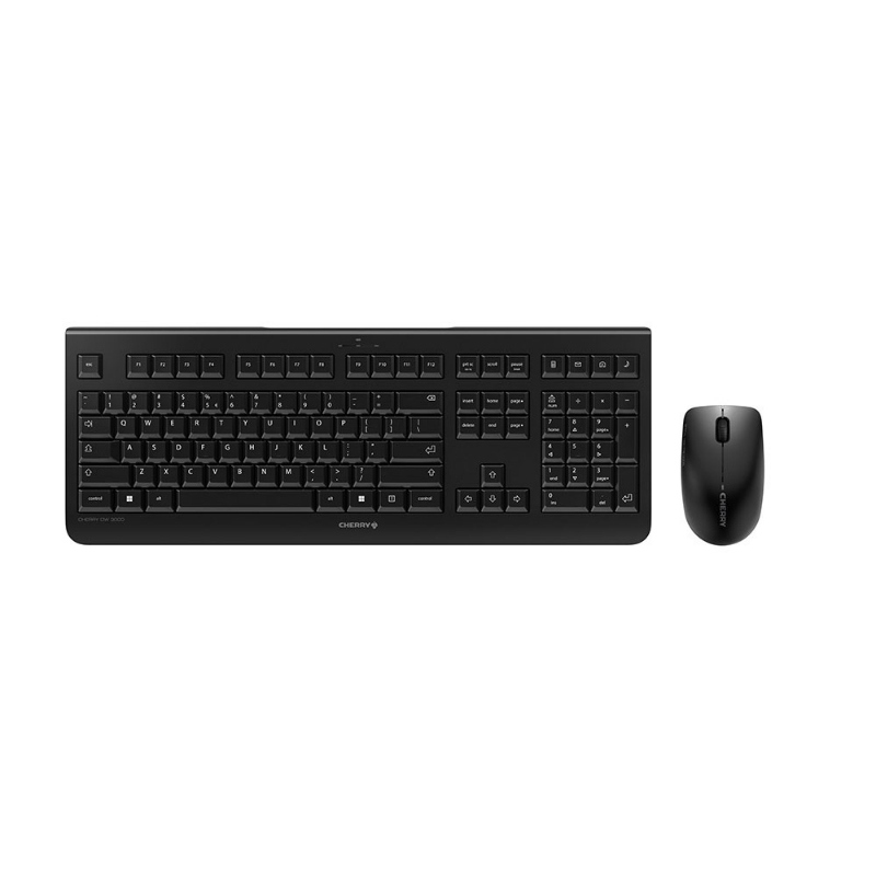 Cherry dw 3000 tastiera mouse incluso rf wireless qwerty inglese us nero