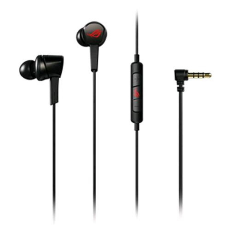 Asus rog auricolare cetra ii core in-ear con microfono jack 3.5 per pc/mobile/nintendo switch/ps3-4/xbox nero