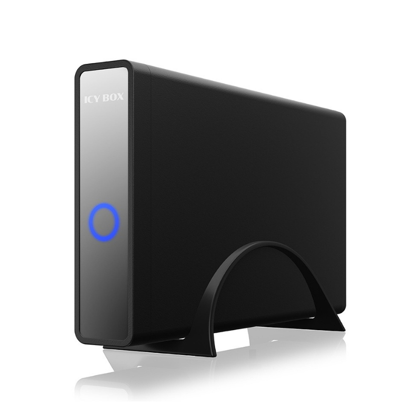 Icy box ib-382h-c31 box esterno hdd/ssd nero 2.5/3.5\