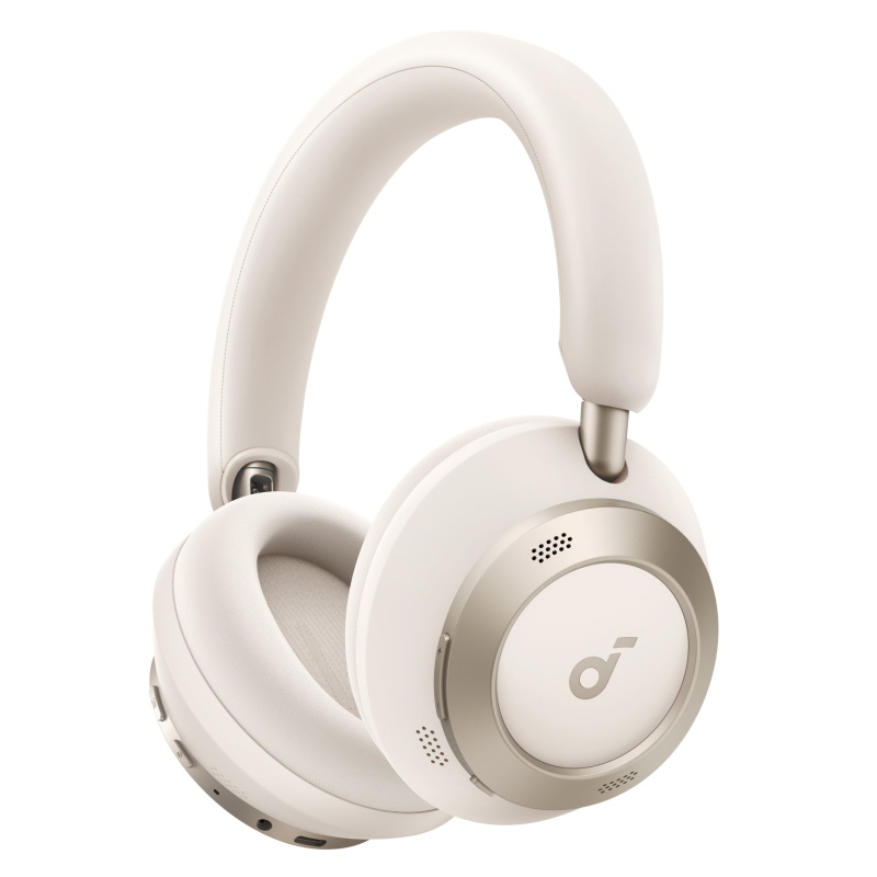 Soundcore space one pro auricolare wireless a padiglione musica e chiamate bluetooth bianco