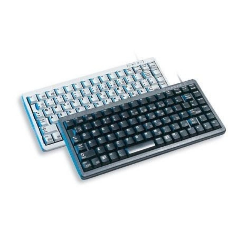 Cherry compact keyboard g84-4100, light grey, ch tastiera usb + ps/2 grigio